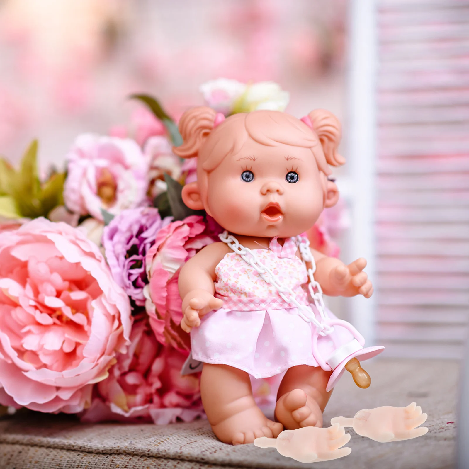 3 stuks handvervangende onderdelen miniatuur handen beweegbare gewrichten voor doe-het-zelf figuren maken van kleine accessoires decoraties