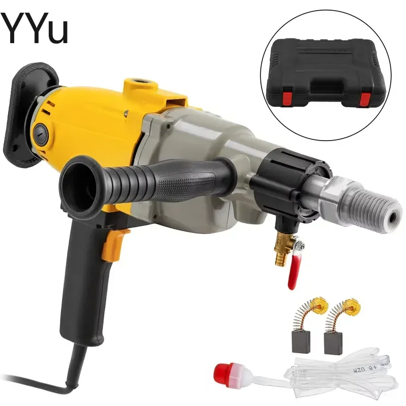 for Diamond Core Drill 2180W 7 inch 180mm 1600RPM Variable Speed Handheld Drilling Machine Rig with Portable Case Concrete