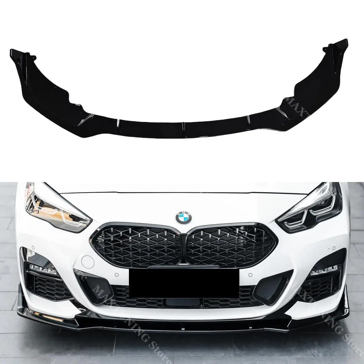 

Для BMW 2 серии F44 218i 220i M235i 216d 218d 220d Gran Coupe M Sport 2020-2025 Передний бампер Губный спойлер Сплиттер Комплекты кузова