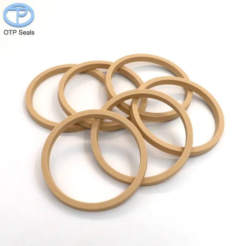Spring seal ring for shaft PTFE seals polytetrafluoroethylene added polyphenyl ester V-spring non-standard factory customized
