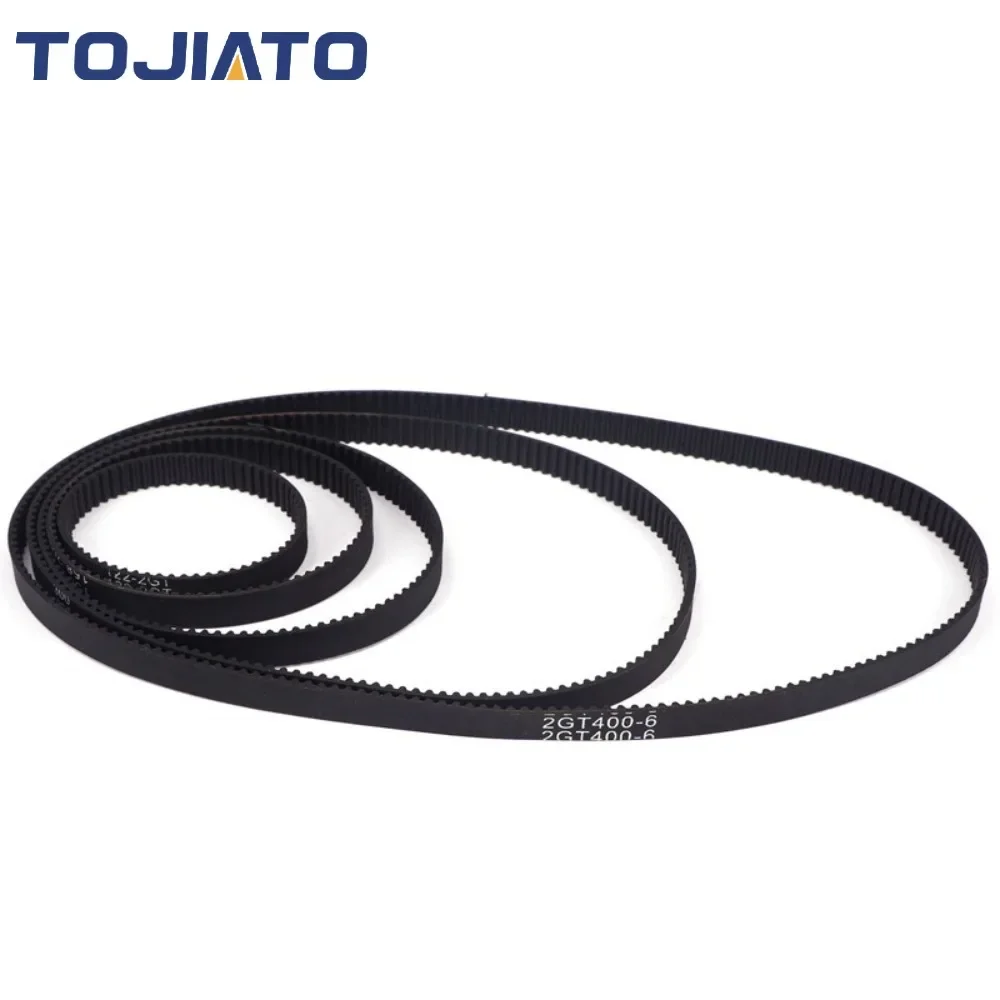 3D Printer Parts GT2 6mm Closed Loop Rubber Timing Belt  2GT 6mm 150/158/200/280/300/400/600/610mm Synchronous Belts Part