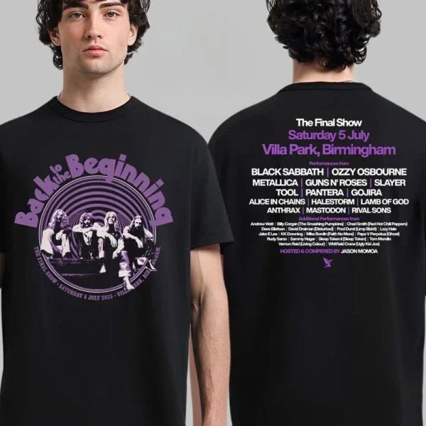 Black Sabbath and Ozzy Osbourne Back To The Beginning Merch Event