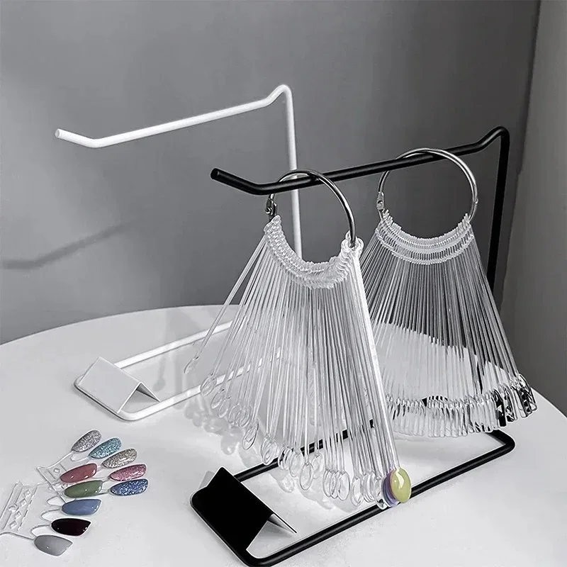 Nagelstalen Kleurenkaart Display Grafiek Gel Polish Sjabloon Nail Art Tips Monsterstandaard Nagellak Oefen Acrylpalet