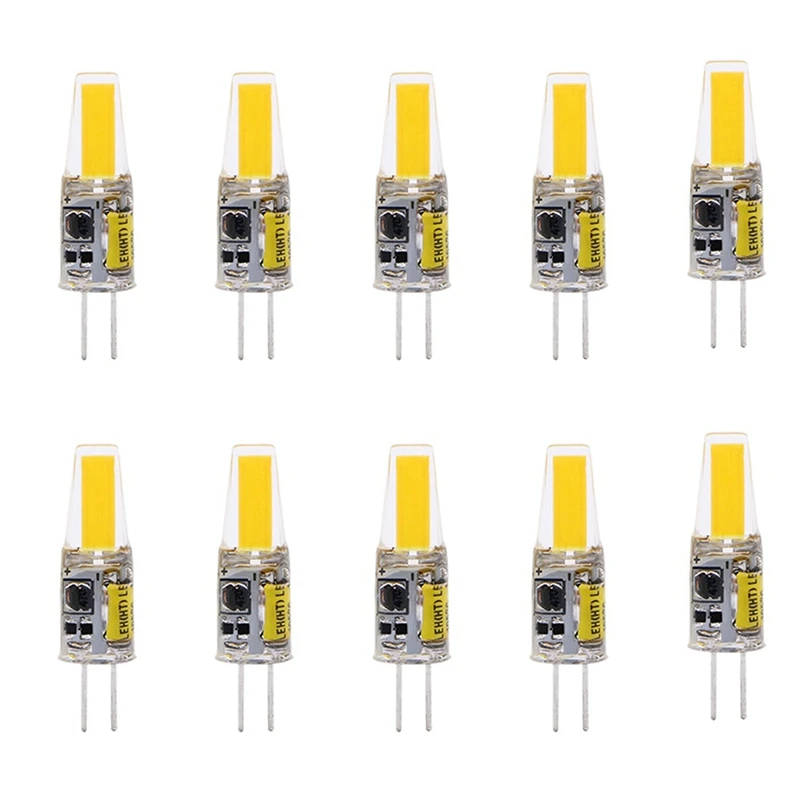 

10PCS Mini G4 LED COB Lamp 3W Bulb Candle Lights Replace 30W 40W Halogen For Chandelier Spotlight