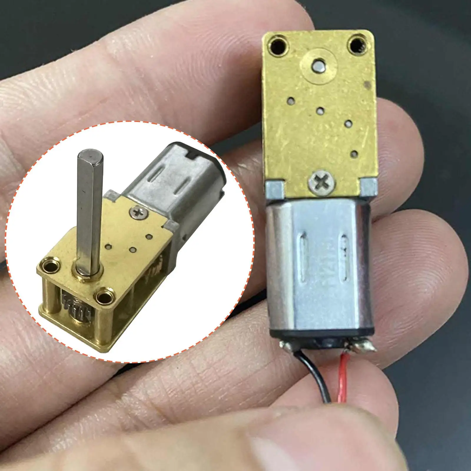 Mini Gear Motor Low Speeds Repair Parts Geared Silent Gearbox Reduction Motor for Smarted Vehicle Applications