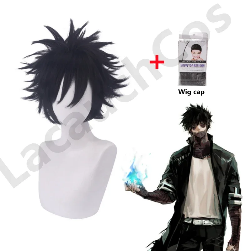 Костюм для косплея из аниме «Моя геройская Академия», костюм боку, без героев академии, Даби, очако, урарака, полный комплект для мужчин и женщин, куртка, пальто, футболка, парик