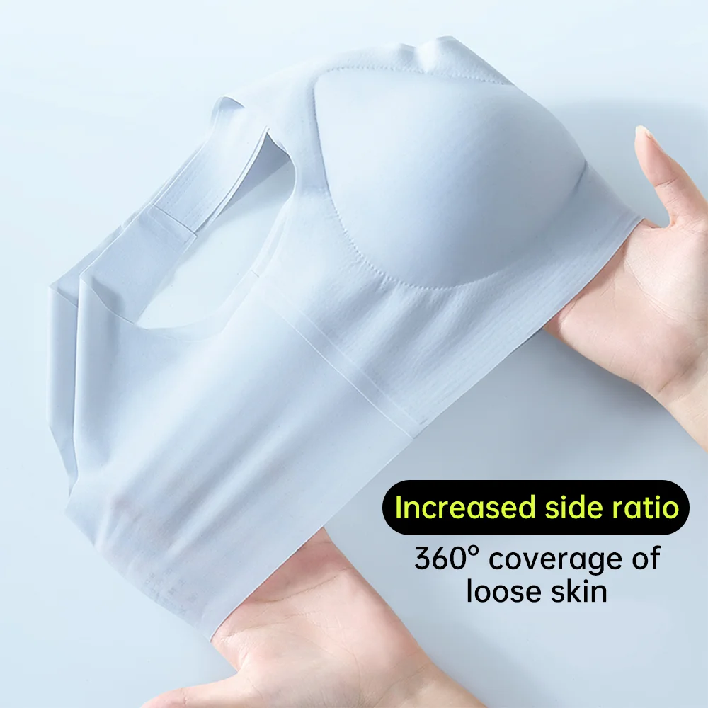 Podprsenky pro ženy bezešvé bezdrátové ultra tenké podprsenky prodyšné letní spací bralette sportovní podprsenka vesta spodní prádlo top barevná podprsenka - náhled 2