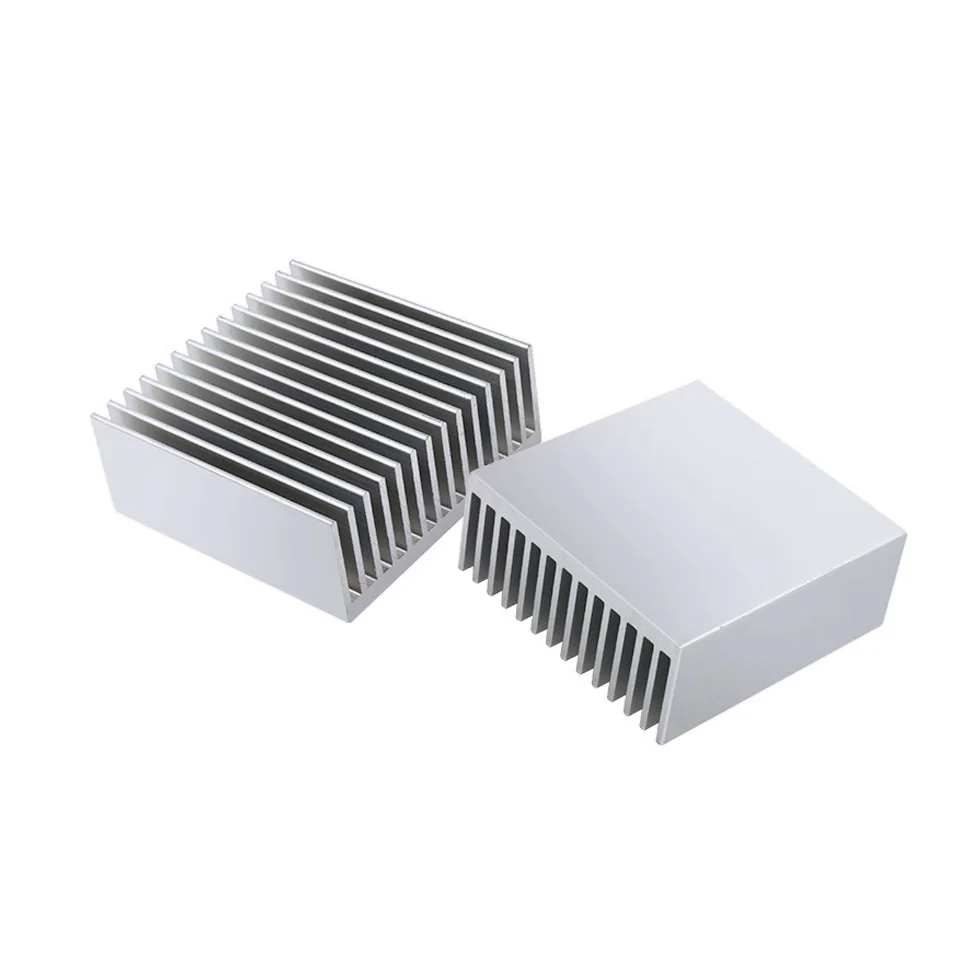 Aluminum Alloy Heatsink Cooling Pad 100x50x20mm Radiator Heating Dissipation For High Power LED COB Light