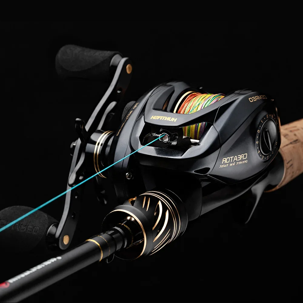 Newbility 2.1M 2.4M Carbon Fiber Fishing Rod And 7.2:1 Ratio Reel Full All Set Casting Kit Fishing Combo