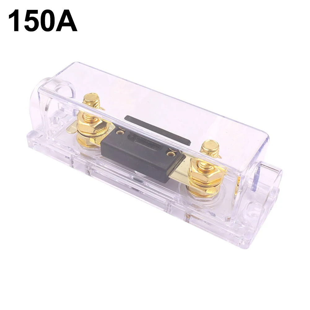 Automotive Audio Fuse Holder with Removable Insulating Cover Easy Installation and Enhanced Safety Measures  Automotive