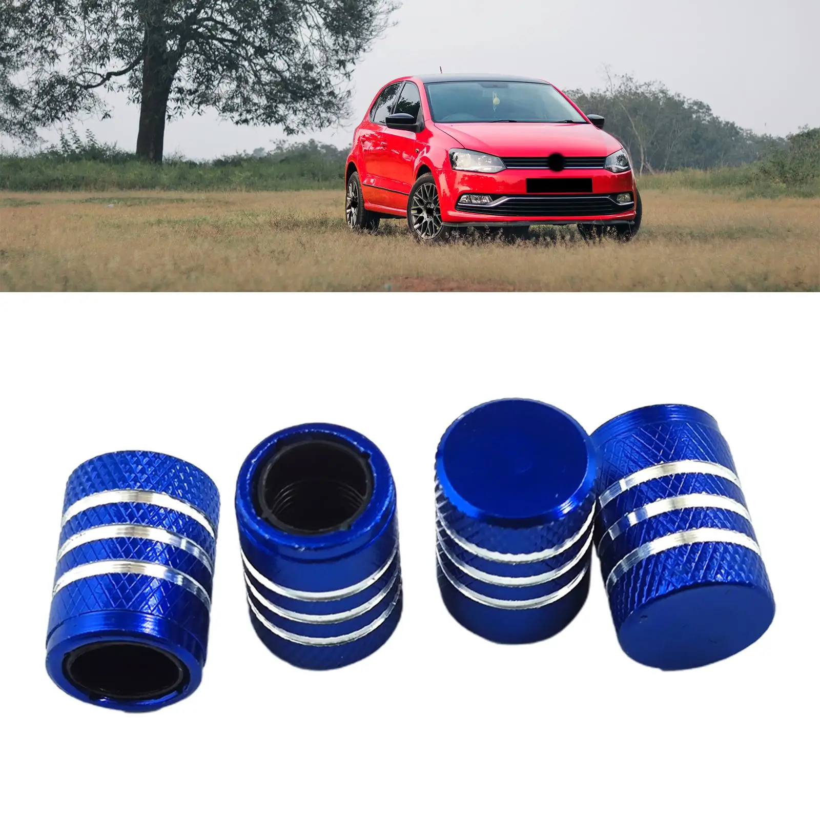 4 Pieces Tire Valve Stem Caps Replaces Car Wheel Tire Accessory for Car