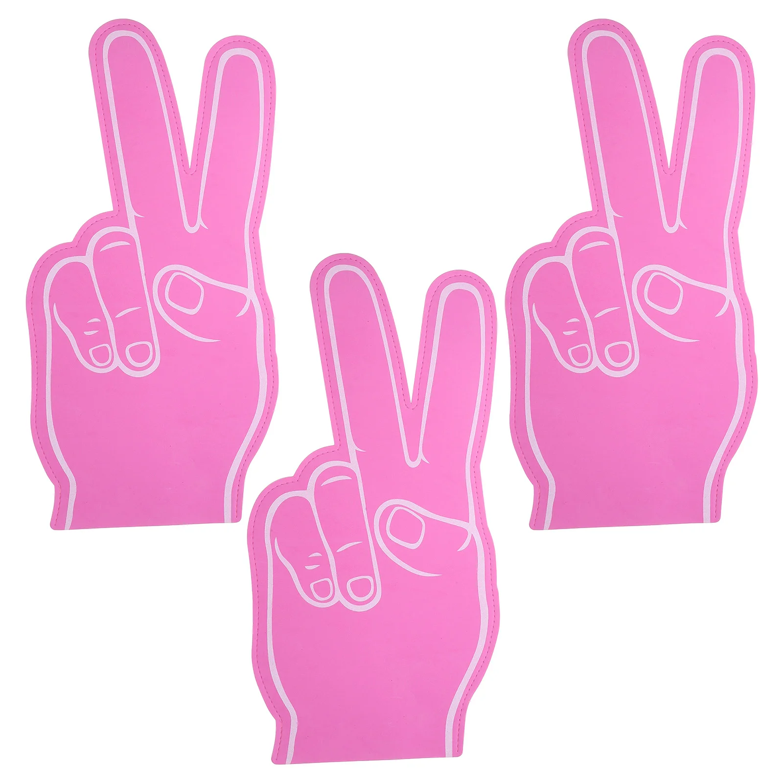 

Cheerleading Hand Gesture Group Spirit Item Football Party Favor Foams Finger Prop Noise Maker Supply Noisemaker