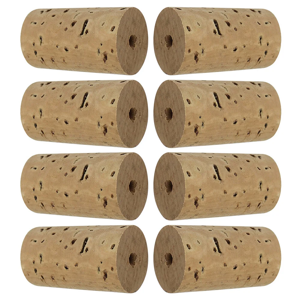 

8pcs Flute Plugs All Natural Replacement Headjoint Replacement Cork Accessories Durable Music Instruments Repair Parts