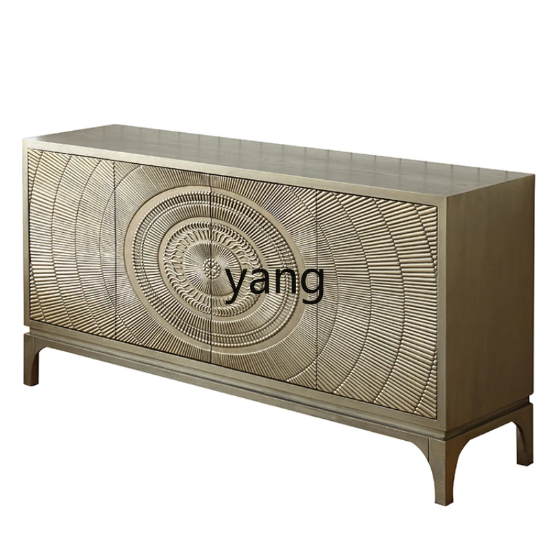 

Yhl Entrance Cabinet Hallway Decoration Solid Wood Furniture Designer Model Sideboard Cabinet