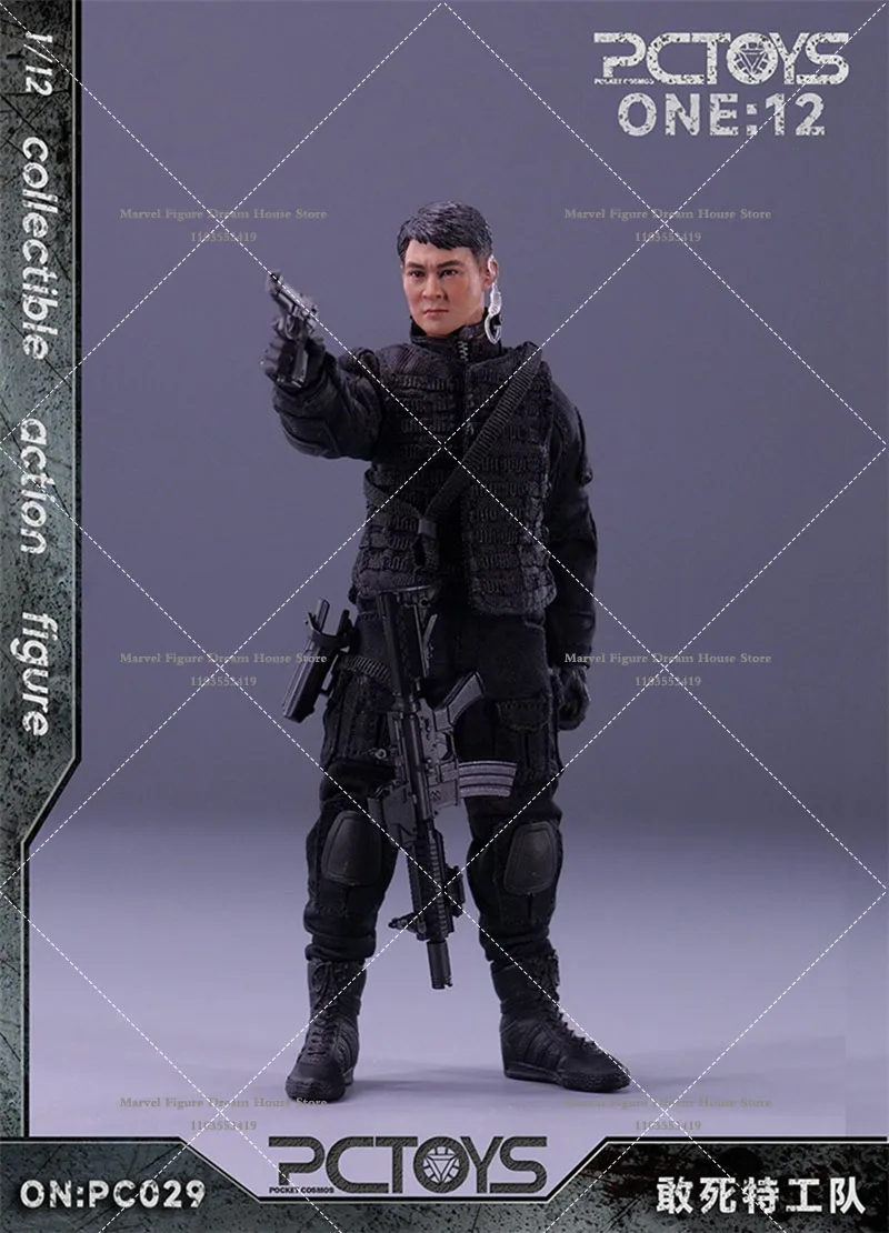 W magazynie PCTOYS PC029 1/12 Scale Classic Agent Series Military Male Soldier Jet Li 6Inch Full Set Action Figure Model Toys