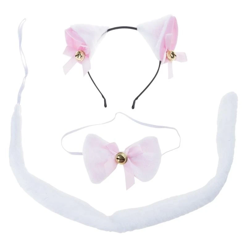 

39BD Lovely Cats ушные повязки для ушей пушистые лапы перчатки ролевые костюм для женщин