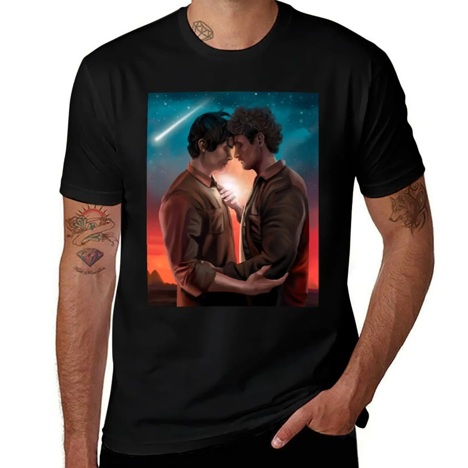 Malex Forehead Touch T-Shirt UV Protection Outdoor Tee Shirt T-Shirt