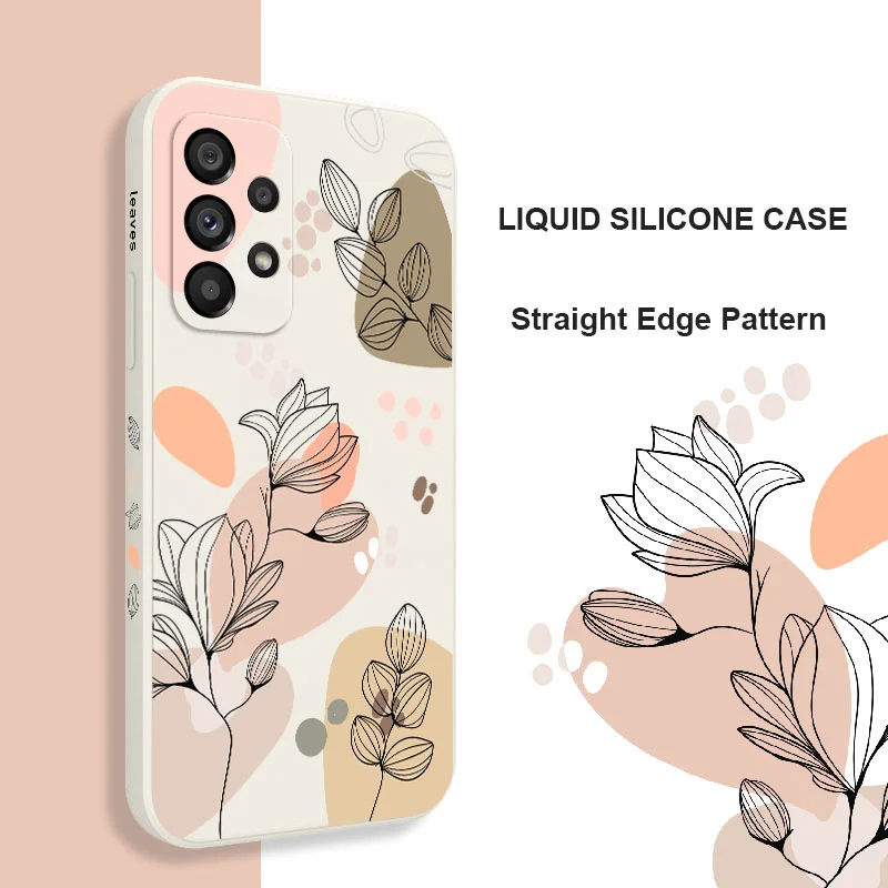 

Abstract Plants Phone Case For Samsung Galaxy A56 A36 A26 A16 A06 A17 A07 A55 A35 A25 A15 A05 A54 A34 A24 A14 A04 4G 5G Cover
