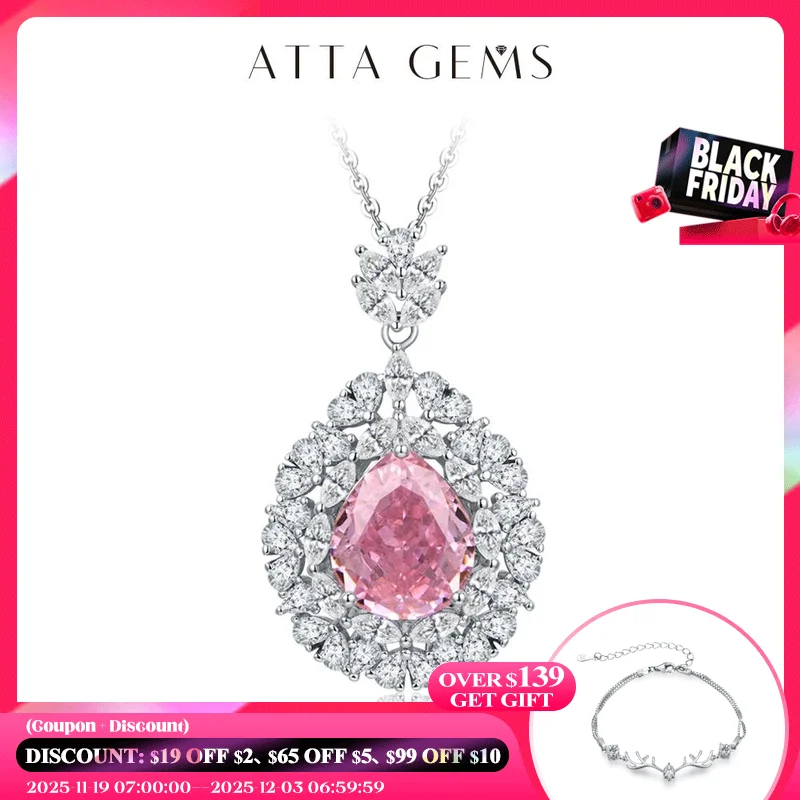 

Роскошное ожерелье ATTAGEMS 2024 с фианитом огранки маркиза 4*2 из стерлингового серебра 925 пробы, ожерелье для женщин с сертификатом, свадебные украшения, подарок