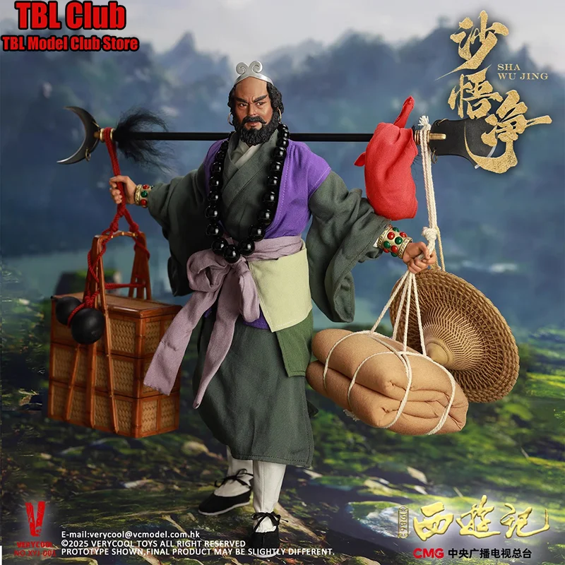

In Stock VERYCOOL XYJ-001 1/6 Scale ‌Third Young Master‌ Sha Wujing Pilgrimage to the West 12inch Full Set Action Figure Soldi