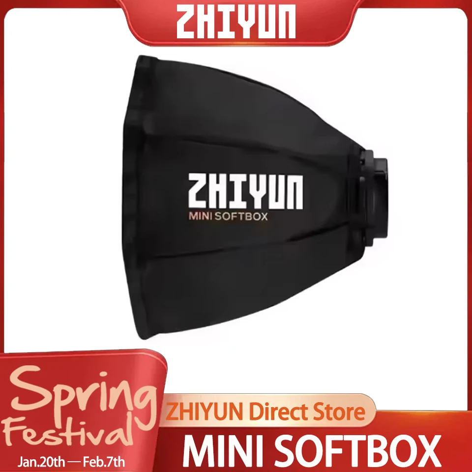 

ZHIYUN MINI SOFTBOX Octagon Portable Softbox Photography Accessories for Molus G60 X100 COB Video Light