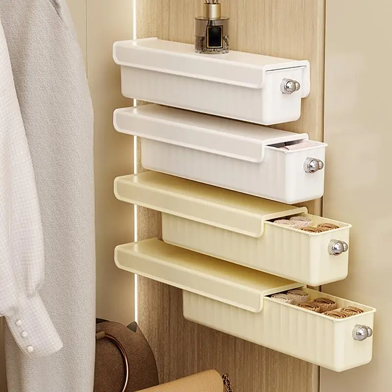 Wall Mounted Storage Underwear Organizer Socks Storage Box Wall Mounted Drawers Underwear Storage Box Sock Organizer For