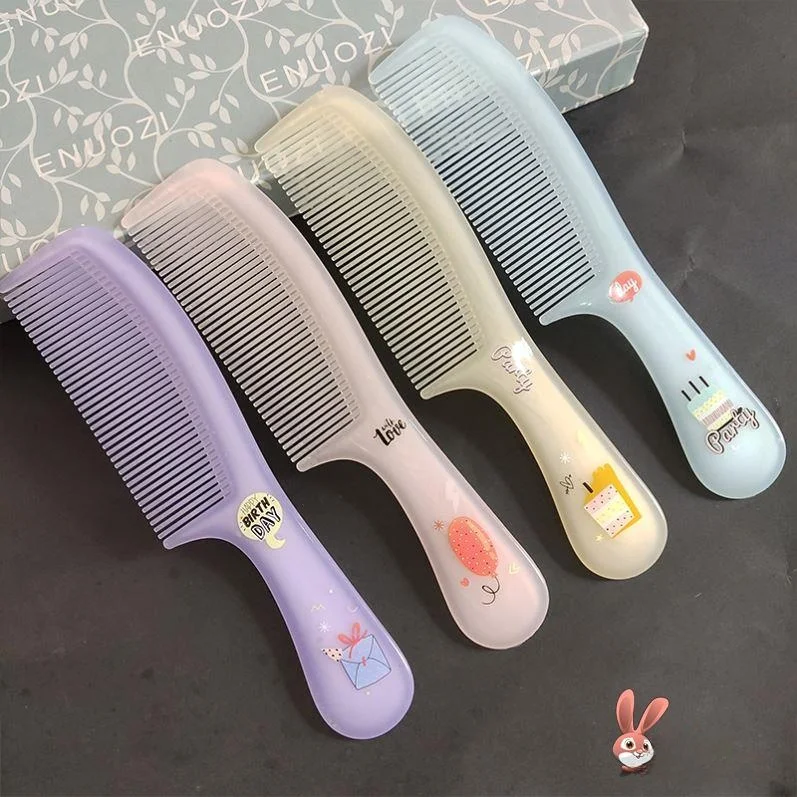 

Большая пластиковая расческа для длинных женских волос, термостойкая, портативная, для домашнего использования, удобная для ежедневного использования