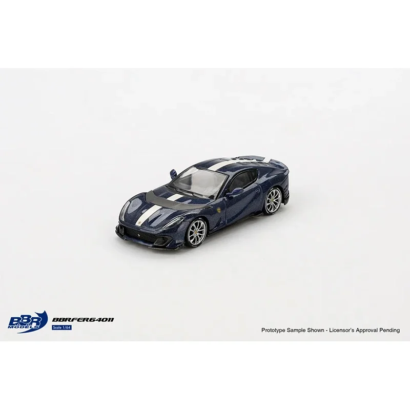 PreSale BBR 812 Competitizone Blu Tour De France 1:64 Diecast Diorama Car Model Collection Miniature Toy