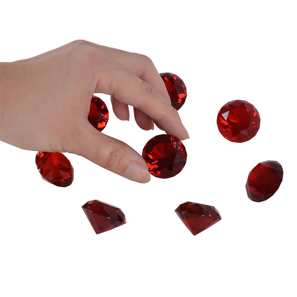 8 sztuk 30MM wielokolorowy kryształowy diament przycisk do papieru 1.2 Cal szklane diamenty dekoracja stołu biurowego w domu ślubne prezenty na boże narodzenie — zdjęcie 6