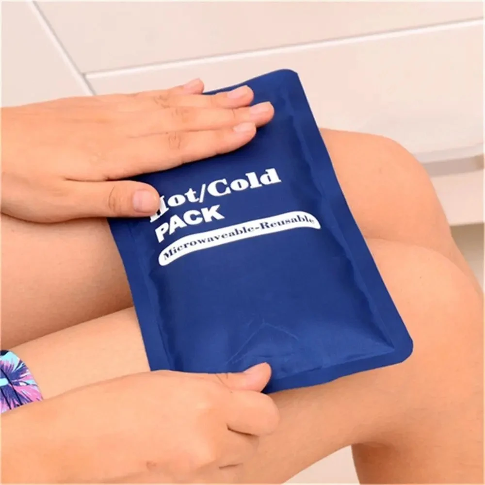 1/2pcs Reusable Ice Packs Sports Icing Pack Pain Relief Outdoor Cold Hot Ice Bag for Knees Ankles Injuries Muscle Back