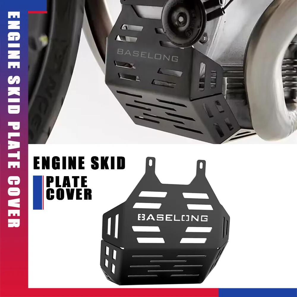 

Motorcycle accessories For Moto Guzzi V100 Mandello V100 S 2022 2023 2024 2025 ENGINE SKID PLATE COVER Guard Engine Skidplate