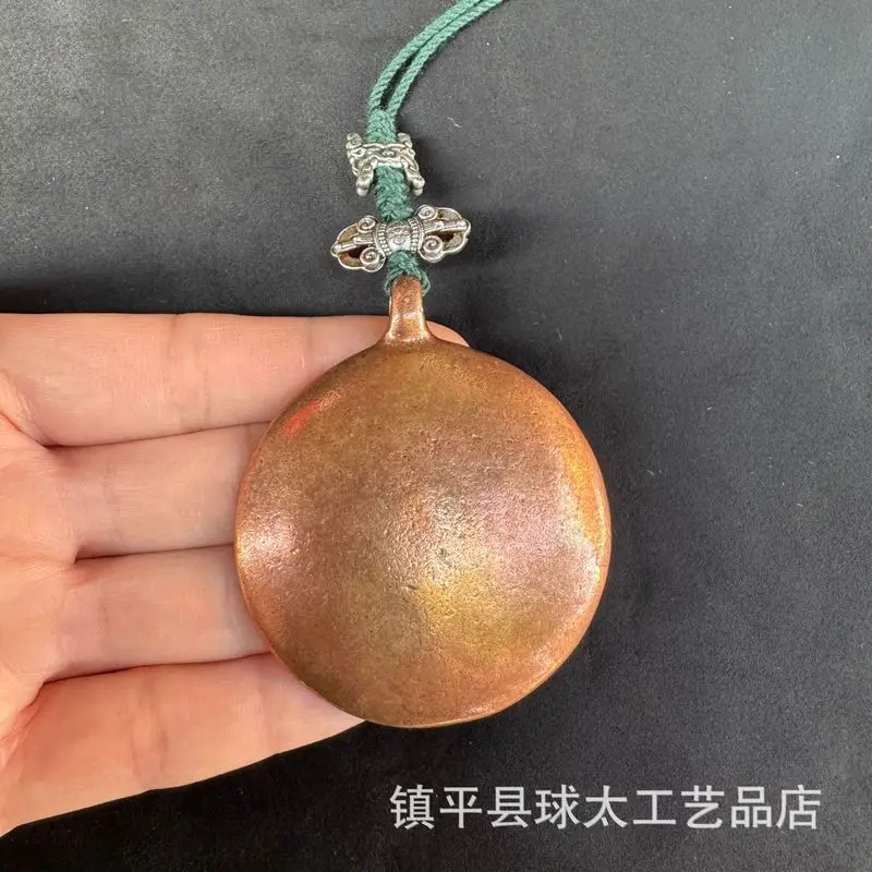 Tibetan- Nine-Waist Pendant With Eight-Trigram Design, Vintage Ethnic Style