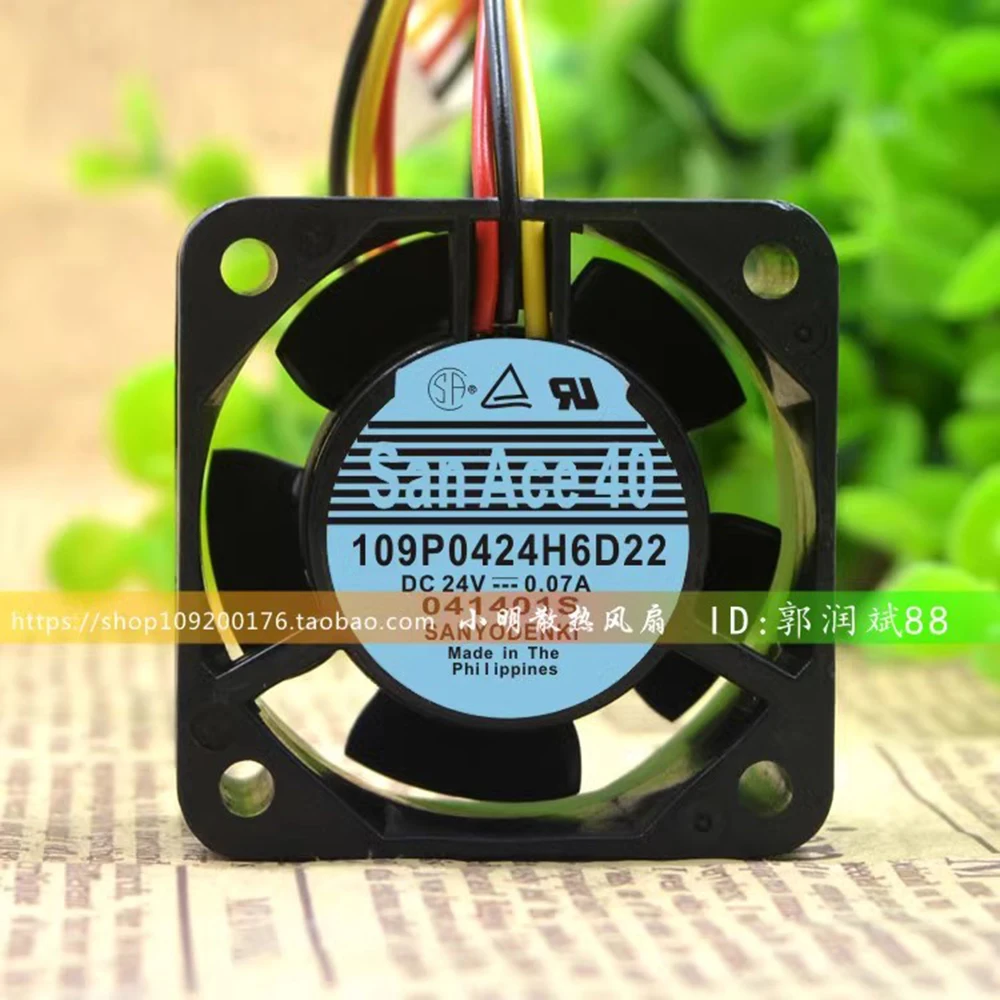 

4020 4CM 40mm 24V 0.07A inverter 109P0424H6D22 cooling fan