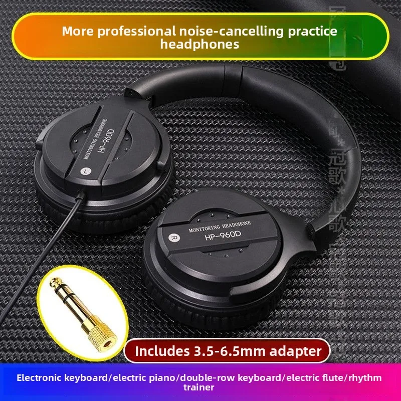 platinum-dj-electronic-piano-double-keyboard-headset-monitoring-earphones-silent-practice-electronic-drums-musical-instrument