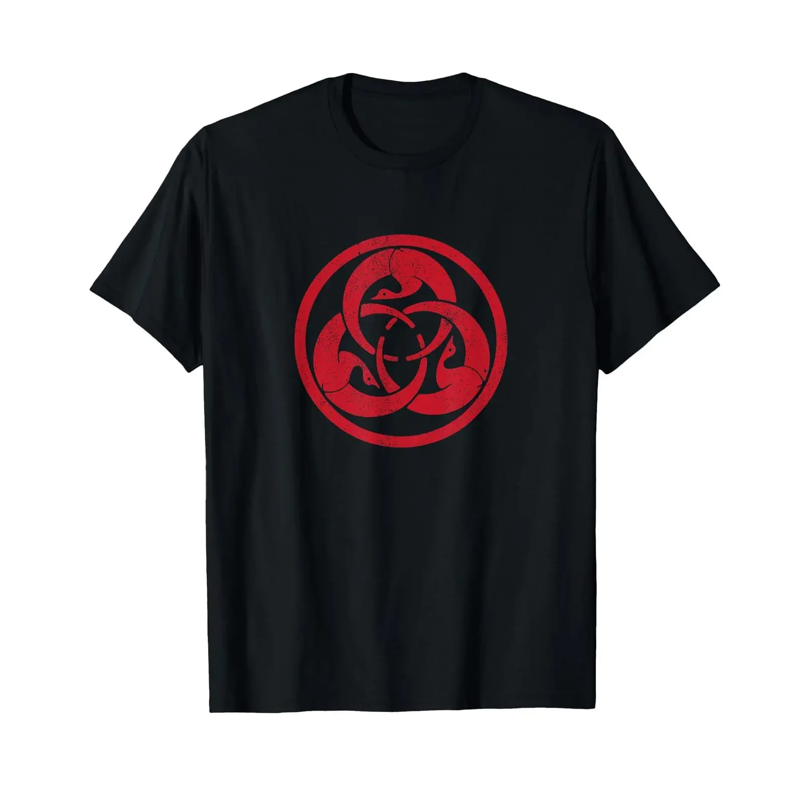 Hagakure Red Cranes Samurai T Shirt vintage Washed Soft Casual designer clothes Versatile homme Comfortable Stylish Breathable