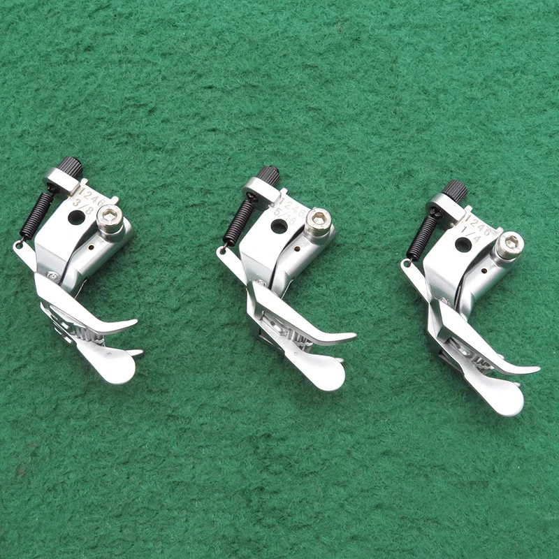 1246 Spring Type Center Guide Presser Foot for Double Needle Walking Foot Sewing Machine DURKOPP ADLER/PFAFF Sewing Machine Part