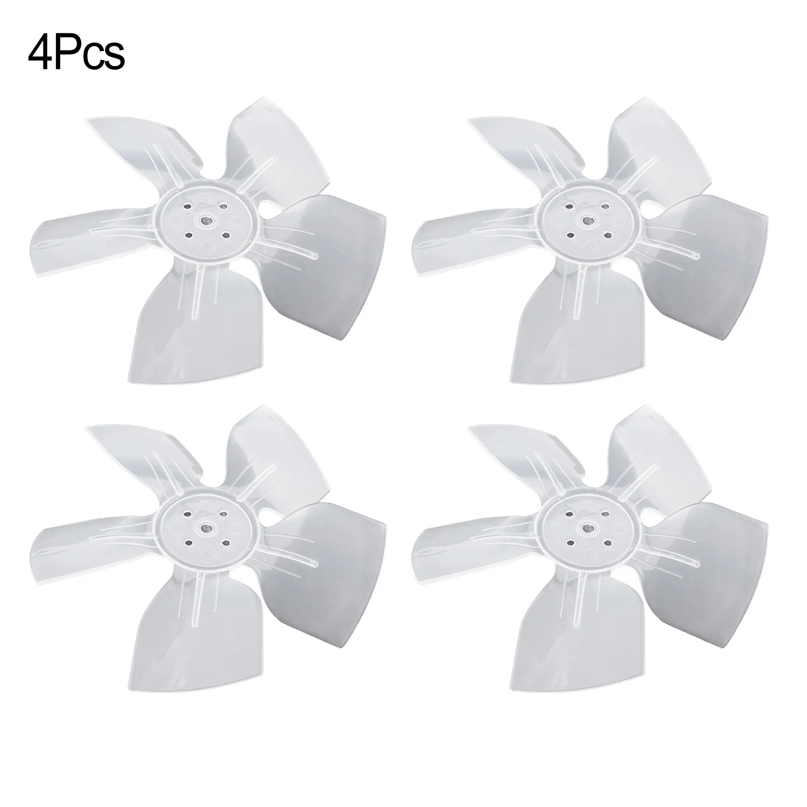 Motor Fan Blade Set for Condenser Cooling Solutions Choose Your Material Plastic or Aluminum 6 9mm Center Hole Size