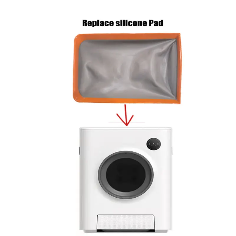 Replace silicone pad for Pet marvel cat automatic litter box，pet toilet replacement accessory