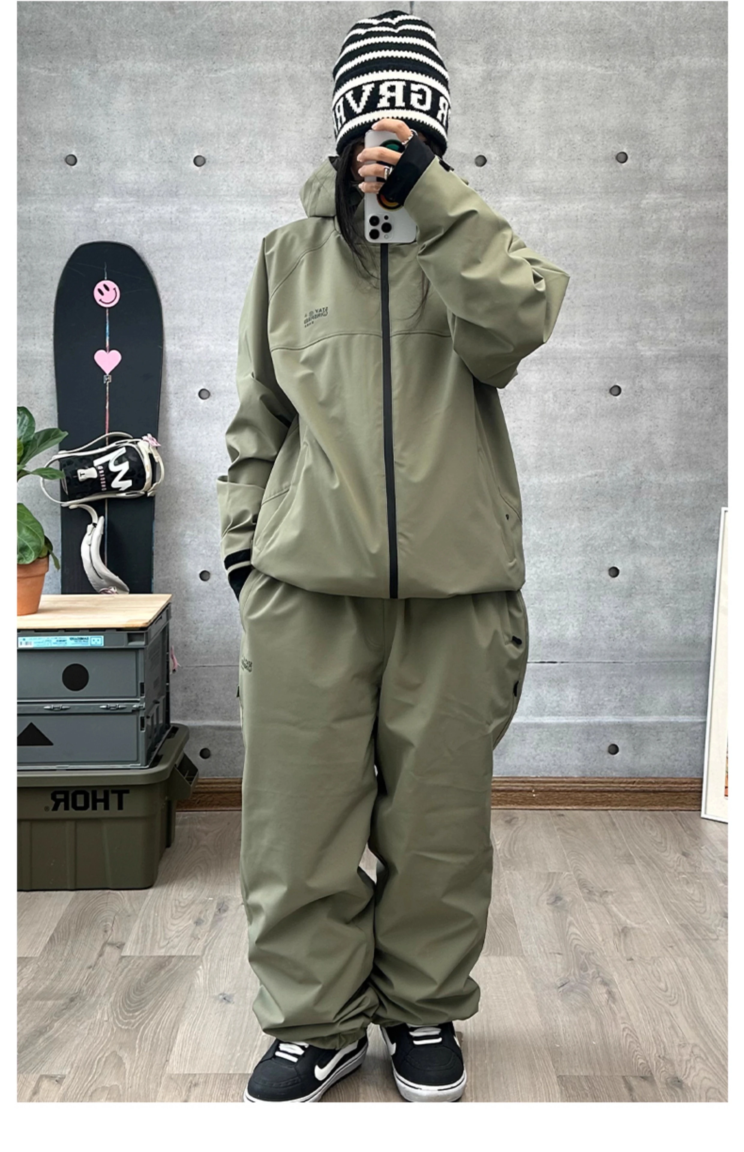 John Snow New Warm Snow Wear For Men And Women Waterproof Breathable Snowboard Jacket And Pants Outdoor Professional Ski Suit