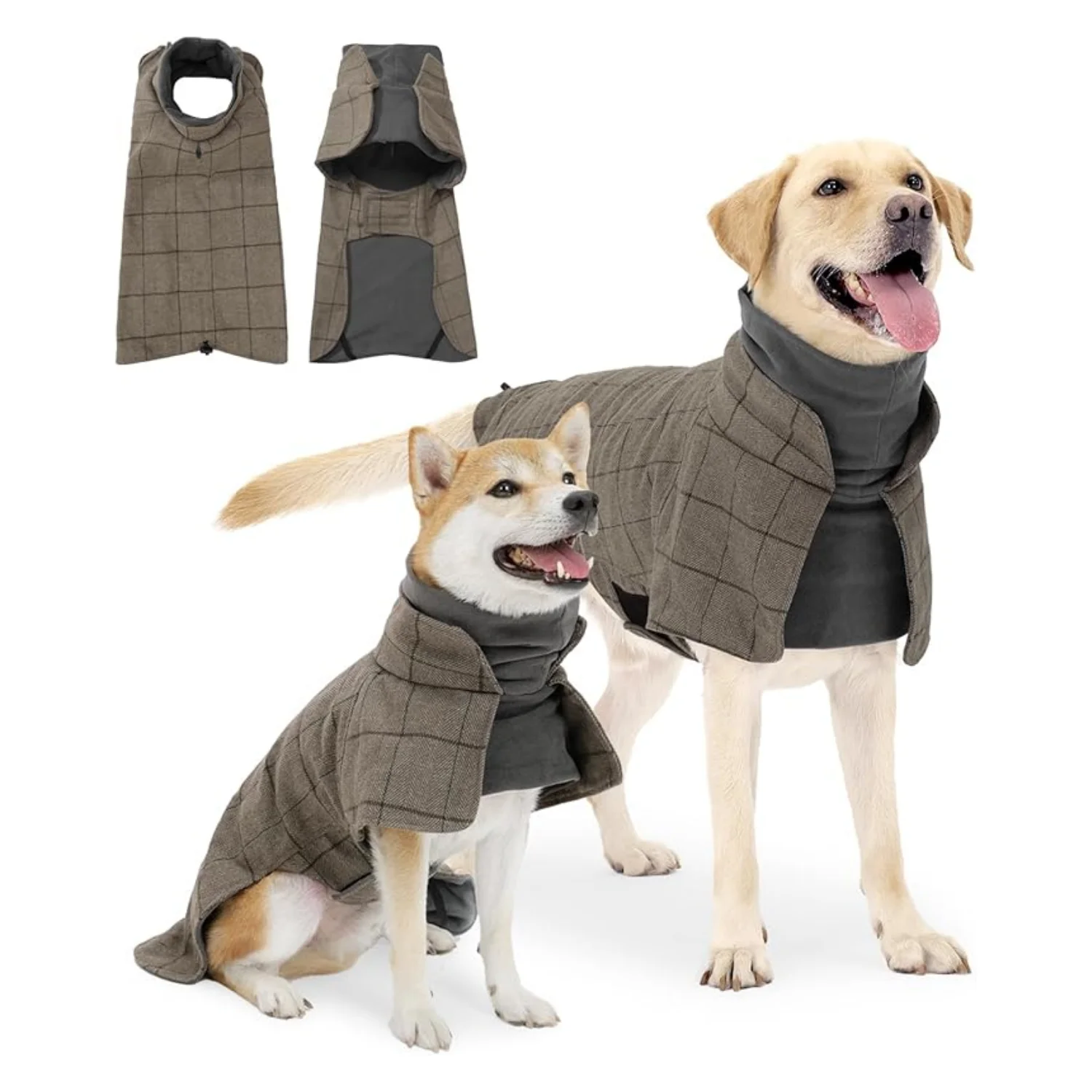 Dog Tuxedo Shirt, Stylish Cold Weather Coat,Wedding Shirt Formal Tuxedo Costume,Detective Prince Wedding Suit for S/M/Large Dogs