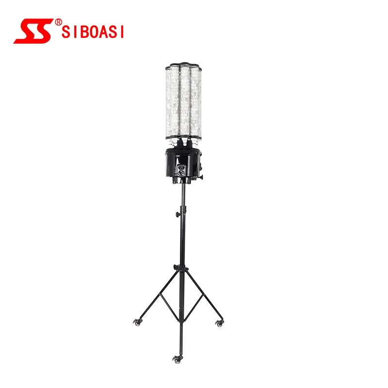 SIBOASI S3025 Multi-functions Automatic Badminton Machine Badminton Shuttle Launcher With Training Drills