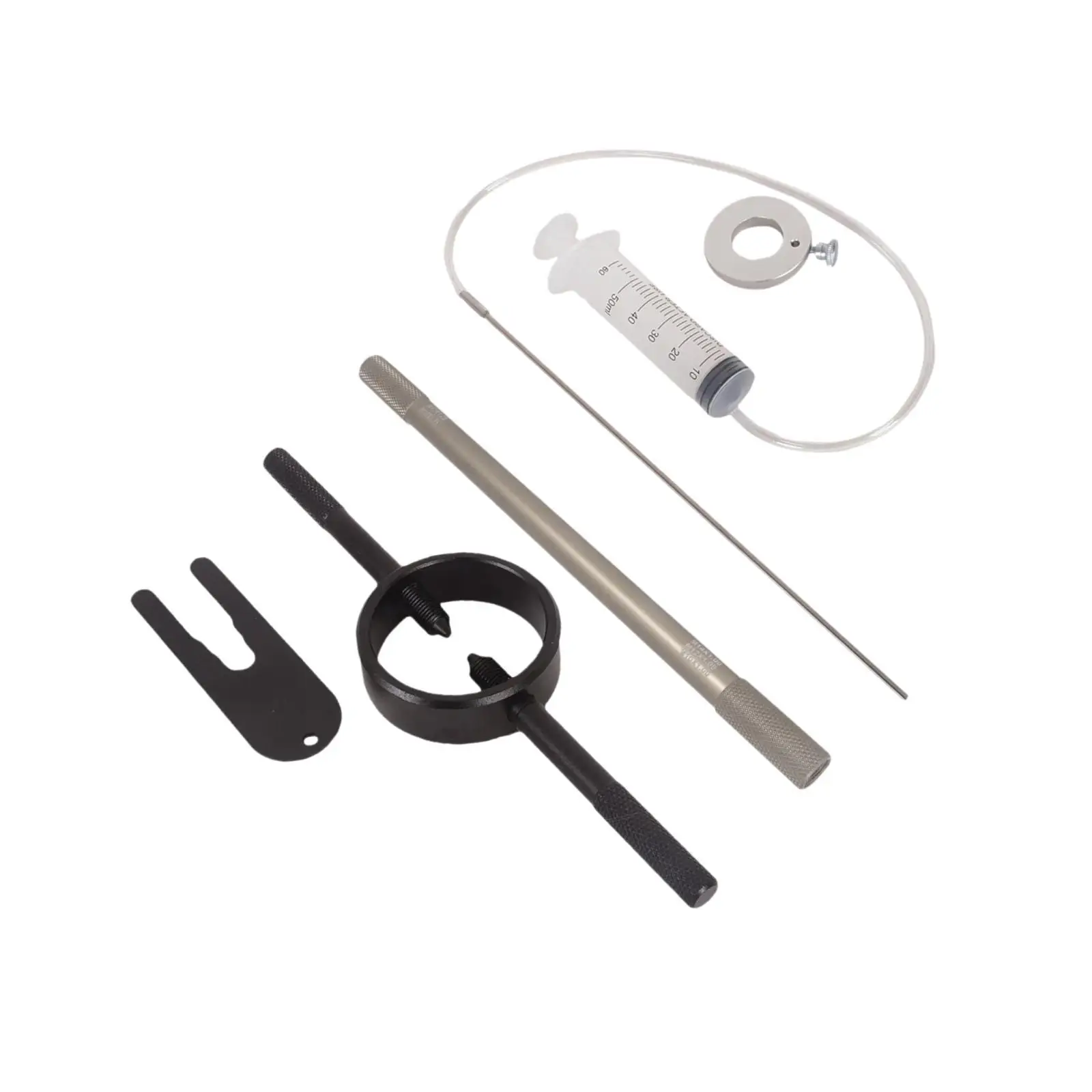 Motorcycle Fork Damper Rod Bleed Tool Multi Thread Holder Kit for Motorbike Spring Compressor and Maintenance