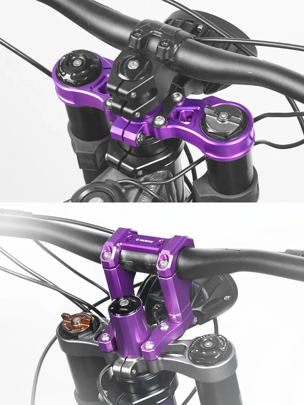 AliExpress NICECNC For Surron light bee X light bee S Electric Bike Upper Triple Clamp Top Link & Front Handlebar Bar Riser Mount Bracket