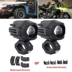 New Motorcycle 3inch Fog Lights 6000K 3500K LED Off Road Driving Light 2000LM Auxiliary Spot Work Lights for Truck Car ATV
