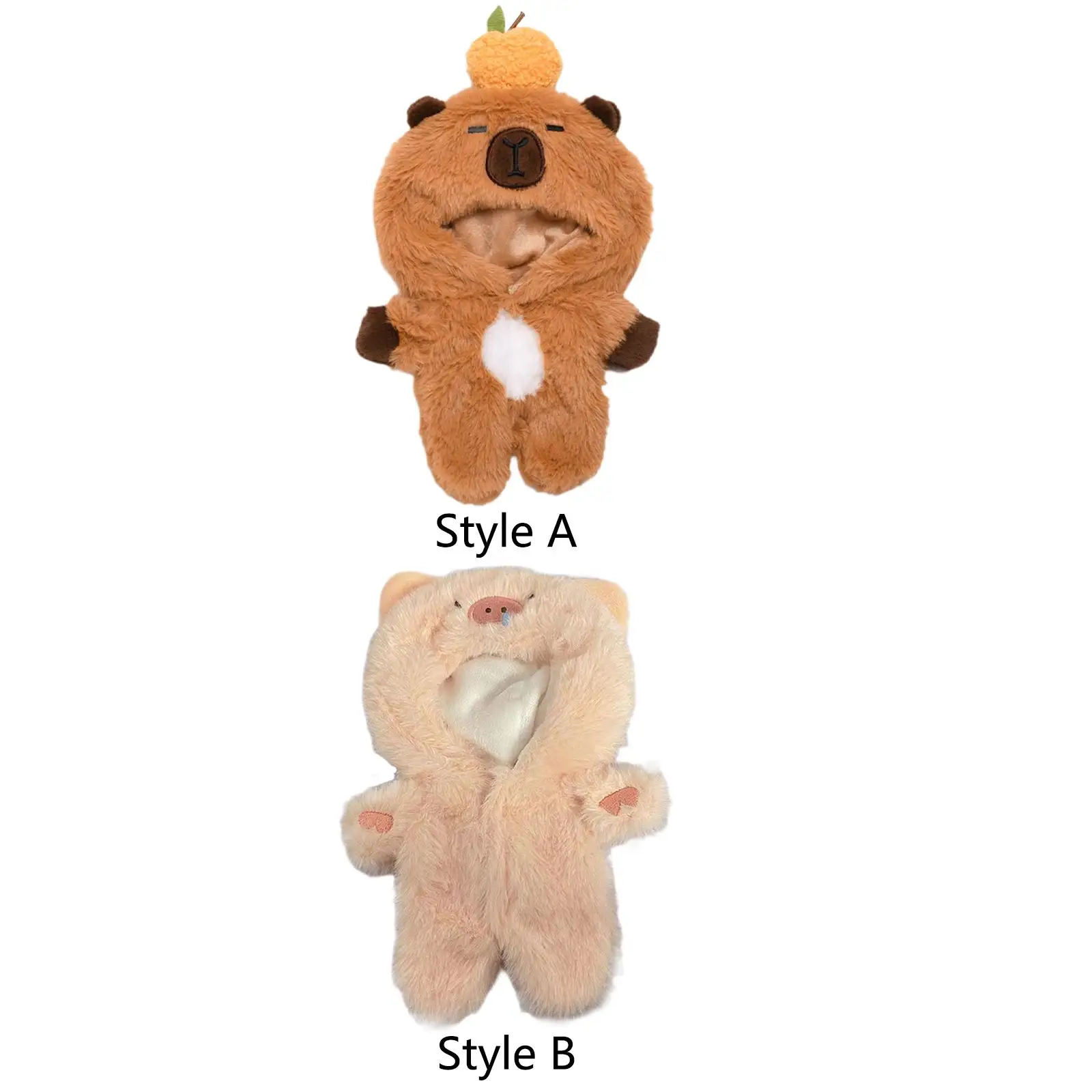 ملابس دمية مقاس 20 سم للحيوانات المحشوة، عناصر تلبيس ممتعة للأطفال