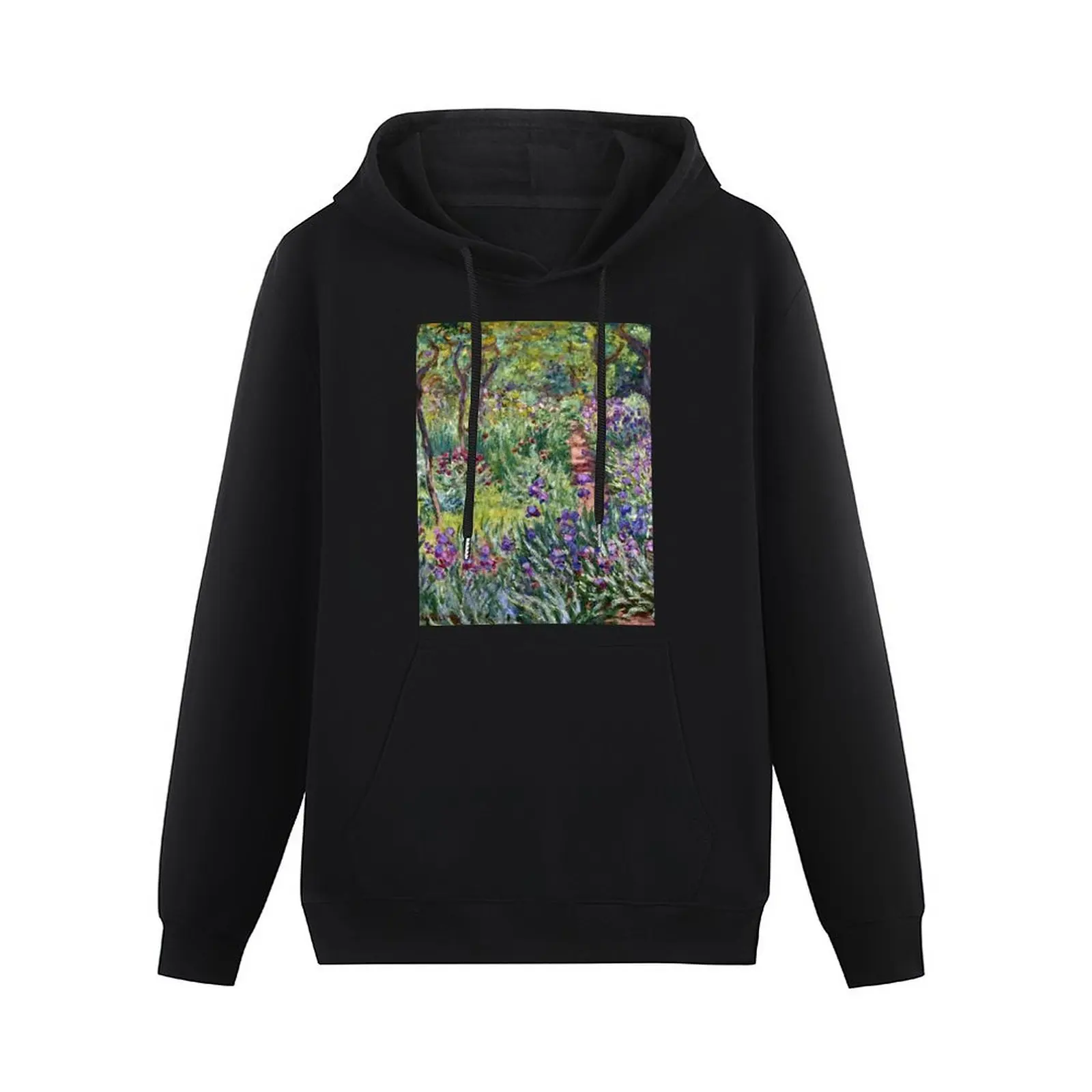 Claude Monet - The Artist S Garden In Giverny 1900 Pullover Hoodie autumn new products men's clothing hoody