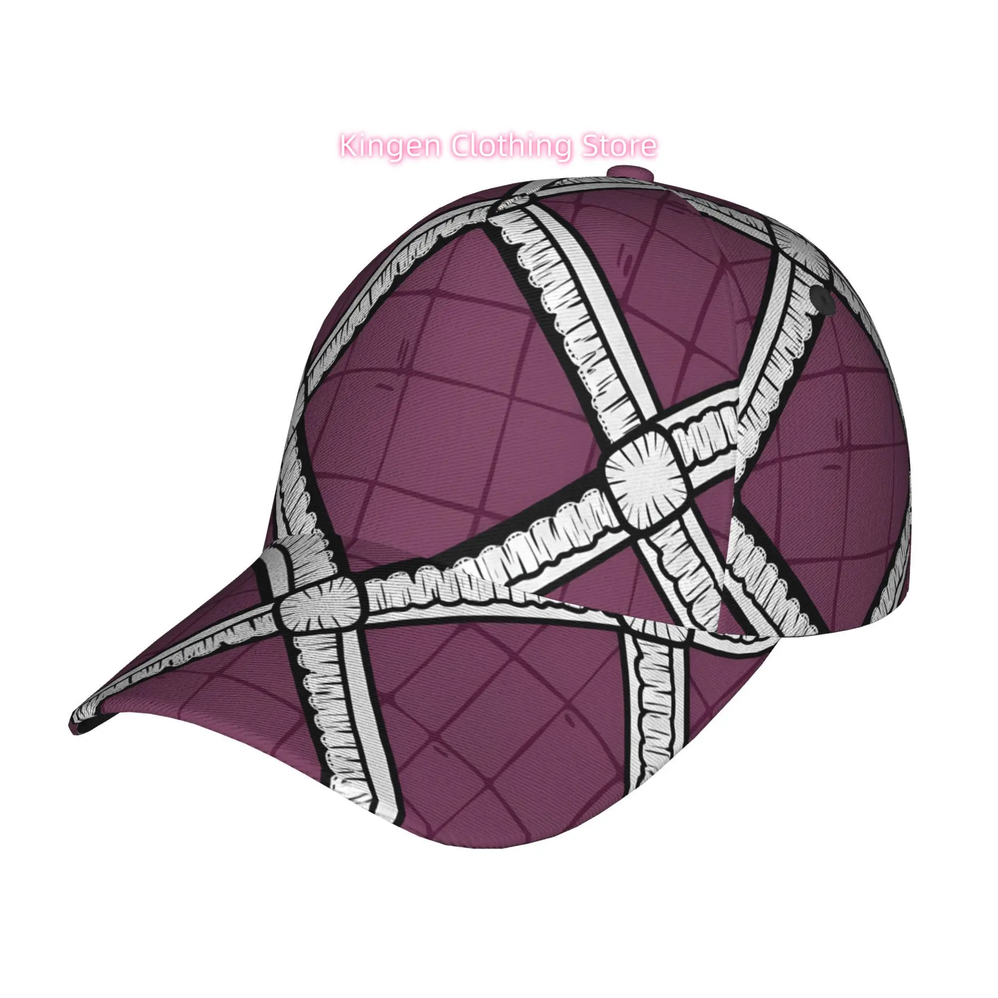 Lattice Pattern, Fashionable Printed Baseball Cap, Curved Brim Baseball Cap, Sports Running
