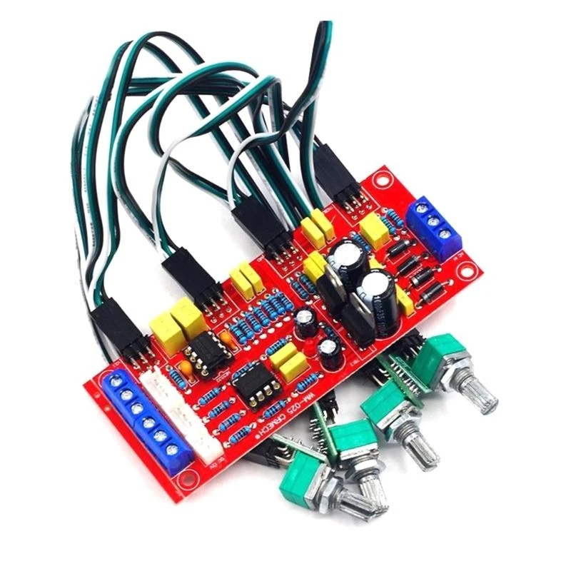 Двойной чип NE5532 Регулирующая плата тона для прозрачного и сбалансированного звука