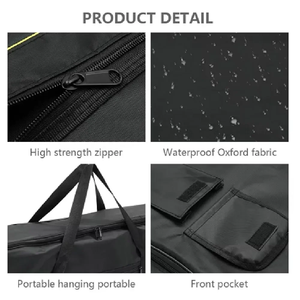 IRIN 76/61Keys Electronic Piano Bag Waterproof Oxford Cloth Thickened Handbag Keyboard Case 61/76 Keys Keyboard Bag Piano Cover