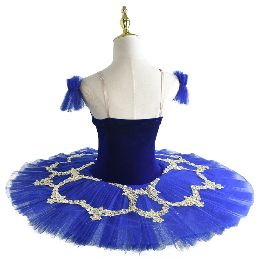 الأزرق الاطفال الكبار المهنية الباليه توتو راقصة الباليه فستان الأميرة في سن المراهقة الفتيات بحيرة البجع ملابس رقص ملابس الطفل الباليه الزي